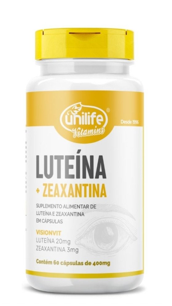 LUTEÍNA + ZEAXANTINA UNILIFE -  60 cáps. 