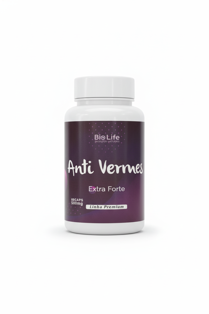 ANTI VERMES BIOLIFE  60 cáps