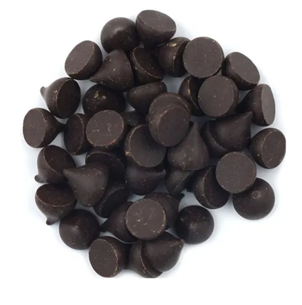 Gotas de chocolate 50% vegano (zero açúcar, lactose, soja e glúten)