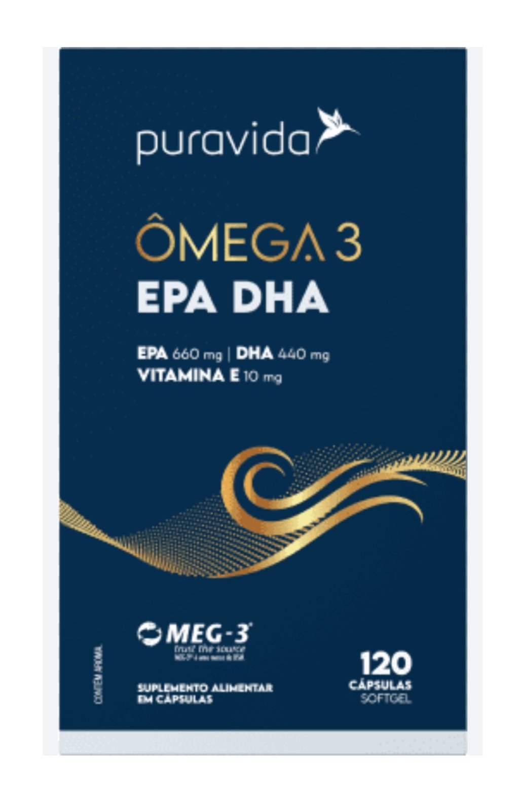 Ômega 3 PURAVIDA 120 caps