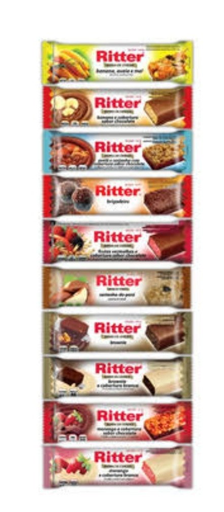 Barra de cereais RITTER 20,22 e 25g 