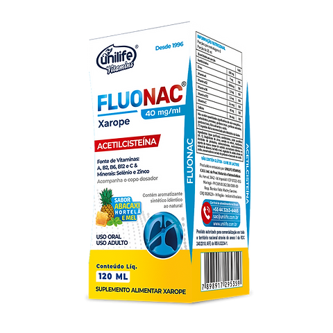 Fluonac xarope UNILIFE 120ml