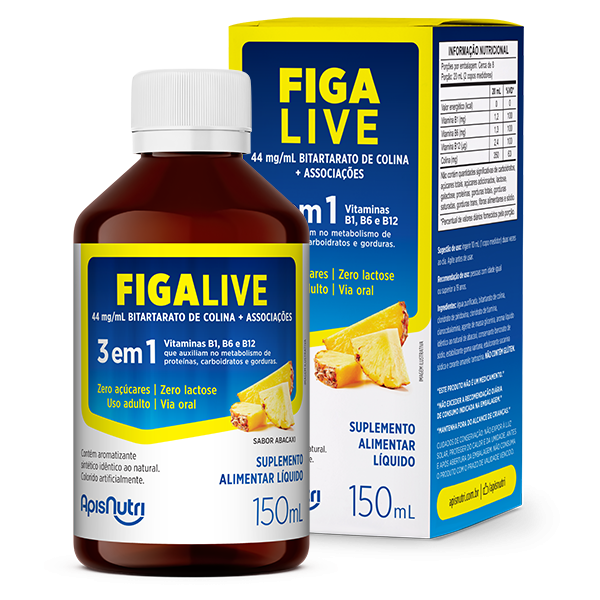 Figa live sabor abacaxi APIS NUTRI 150ml
