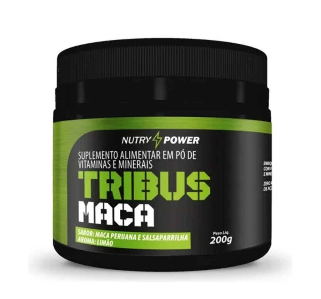  Tribus maca sabor maca peruana, salsaparrilha e limão NUTRY POWER 200G