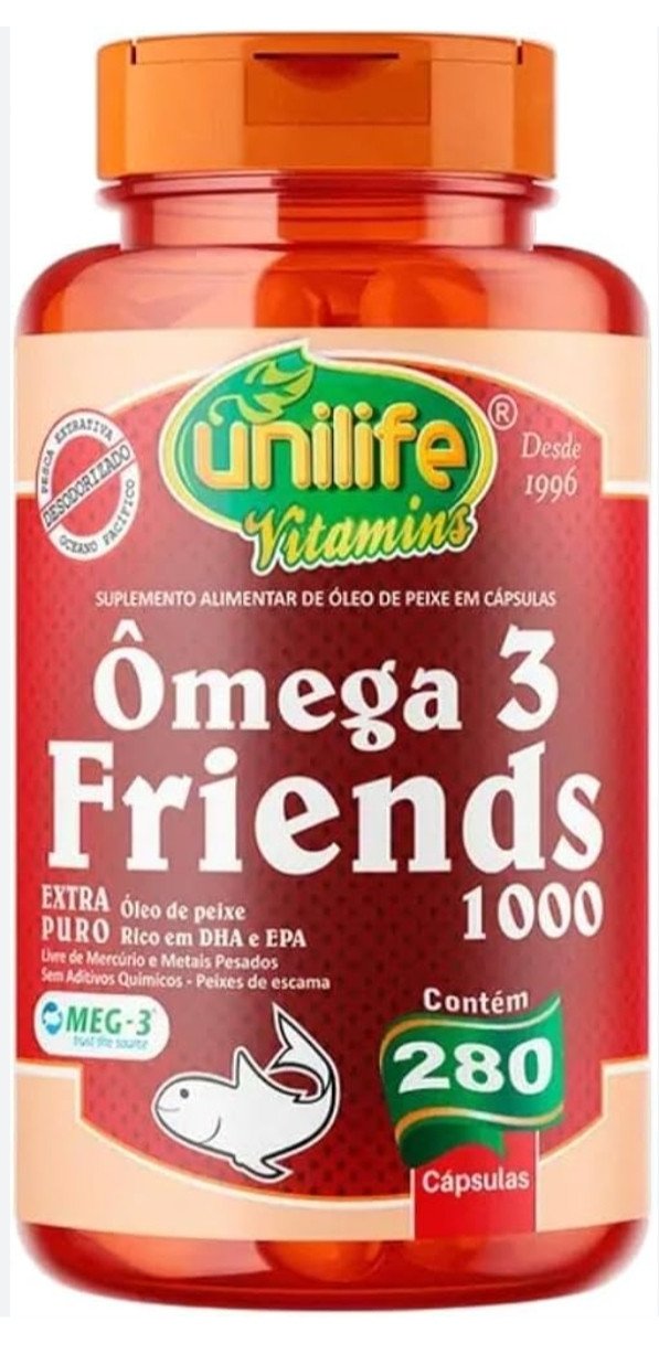 ÔMEGA 3 FRIENDS UNILIFE - 280 cáps.