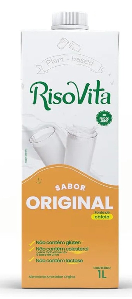 Bebida de arroz RISOVITA sabor original 1L