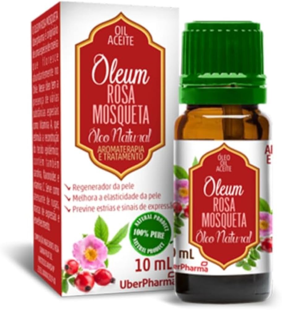 Óleo Natural de Rosa Mosqueta UberPharma 10ml