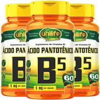 ÁCIDO PANTOTÊNICO B5 UNILIFE - 60 cáps.
