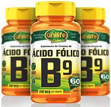 ÁCIDO FÓLICO  UNILIFE - 60 cáps.