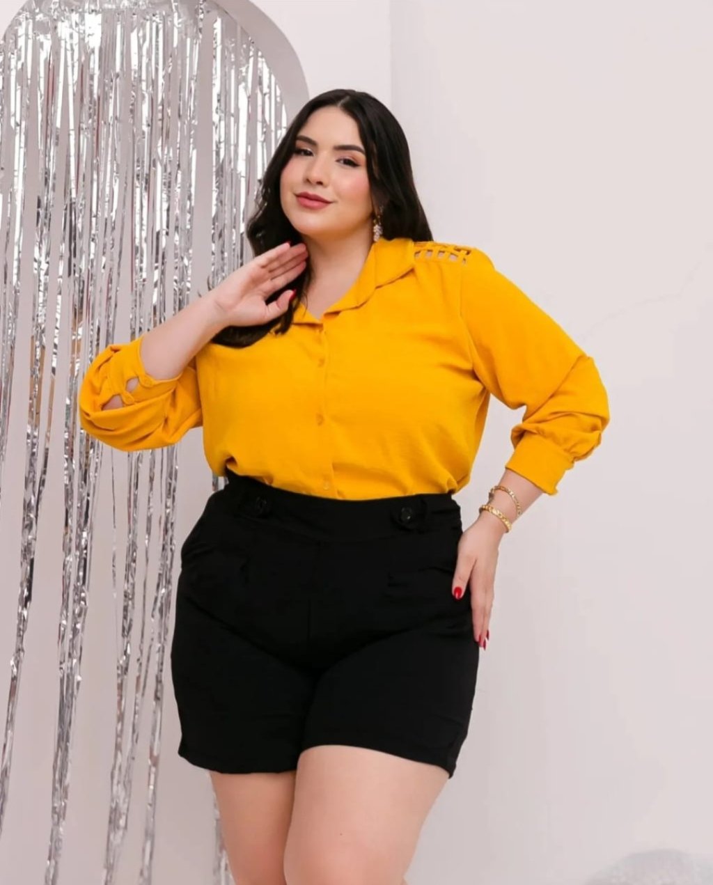 Blusa manga longa