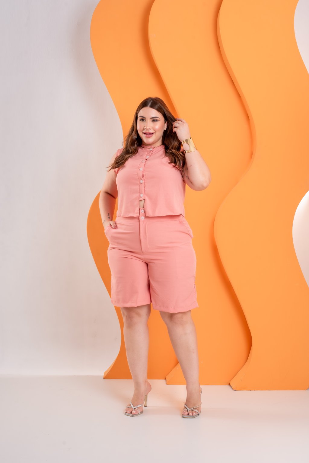 Conjunto short + blusa