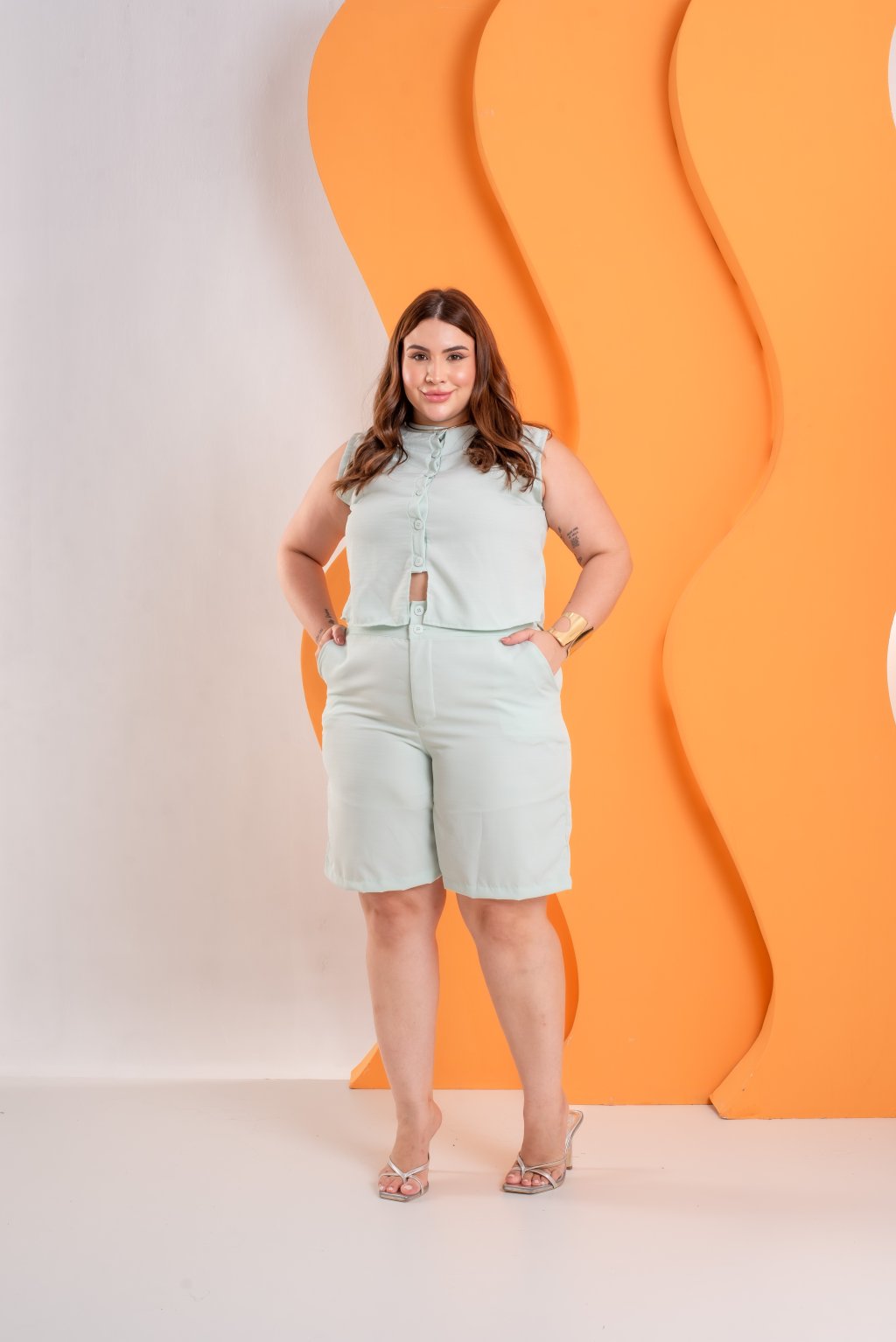 Conjunto short + blusa