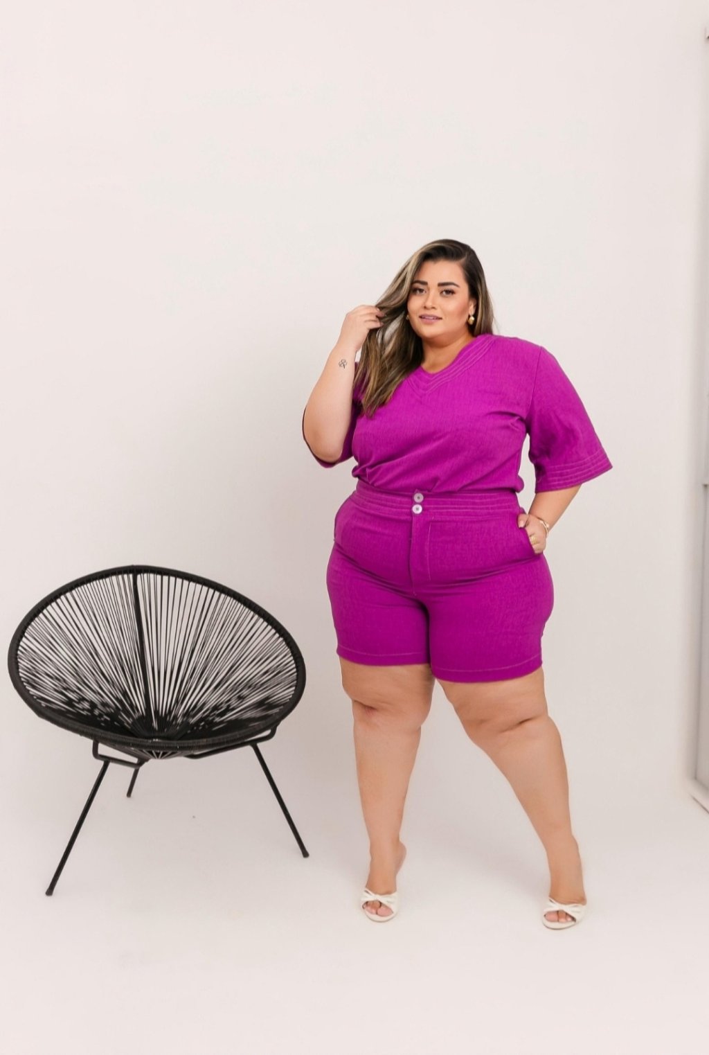 Conjunto short + blusa