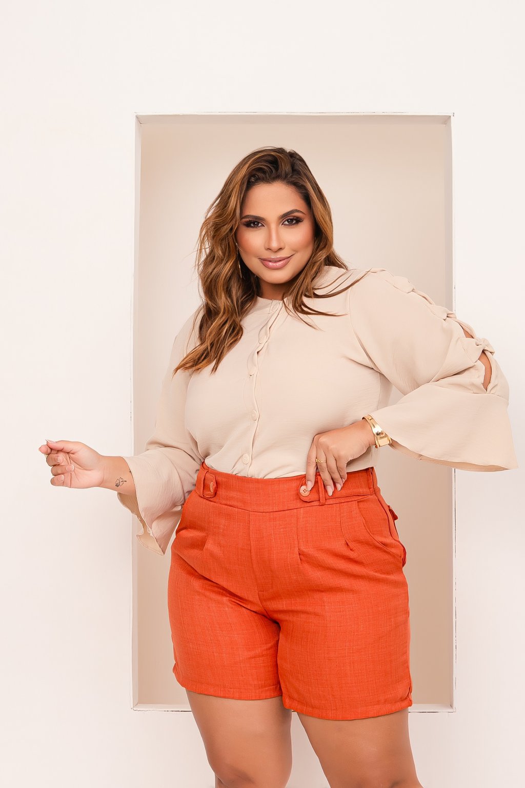 Conjunto short + blusa