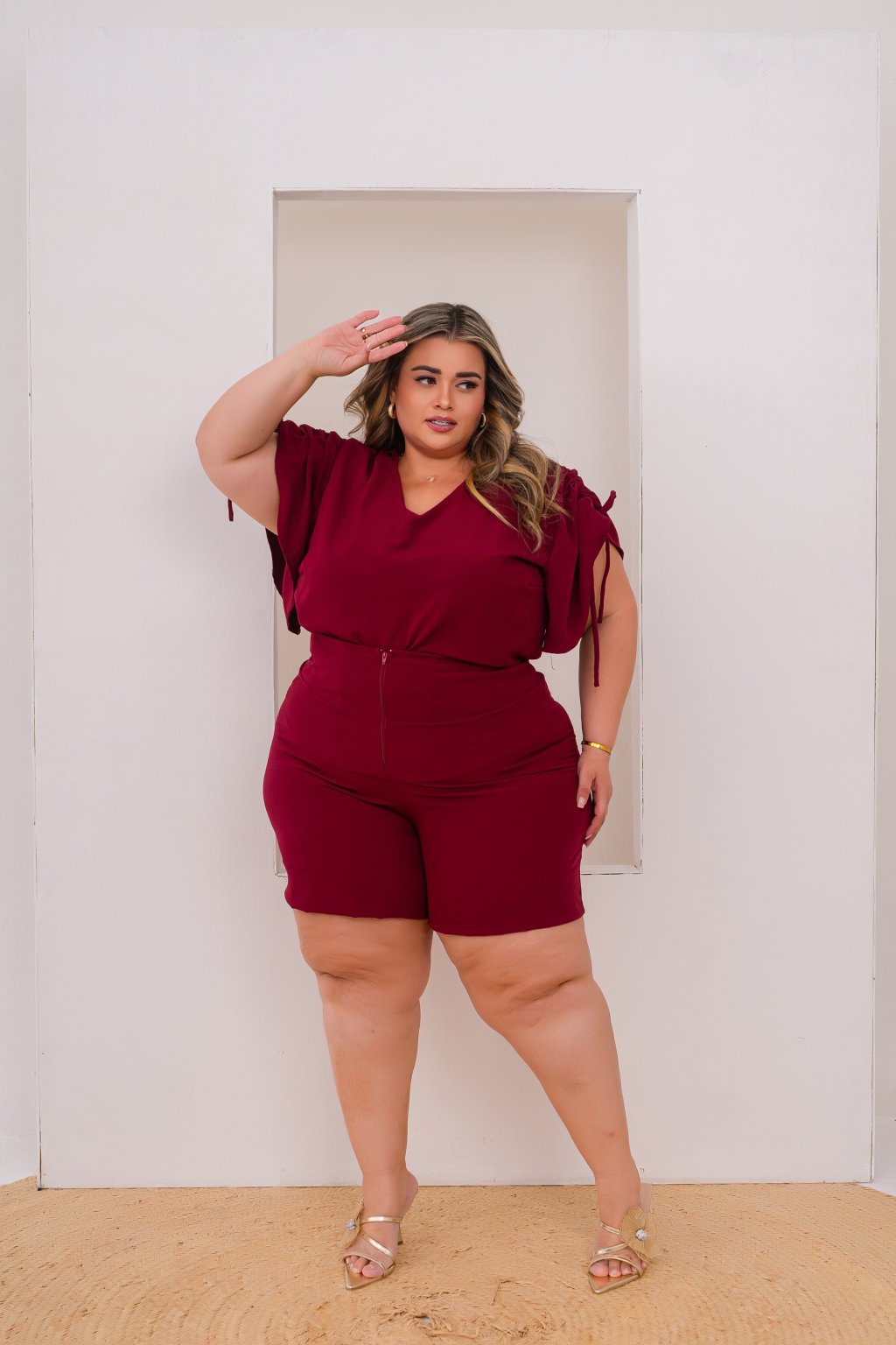 Conjunto short + blusa