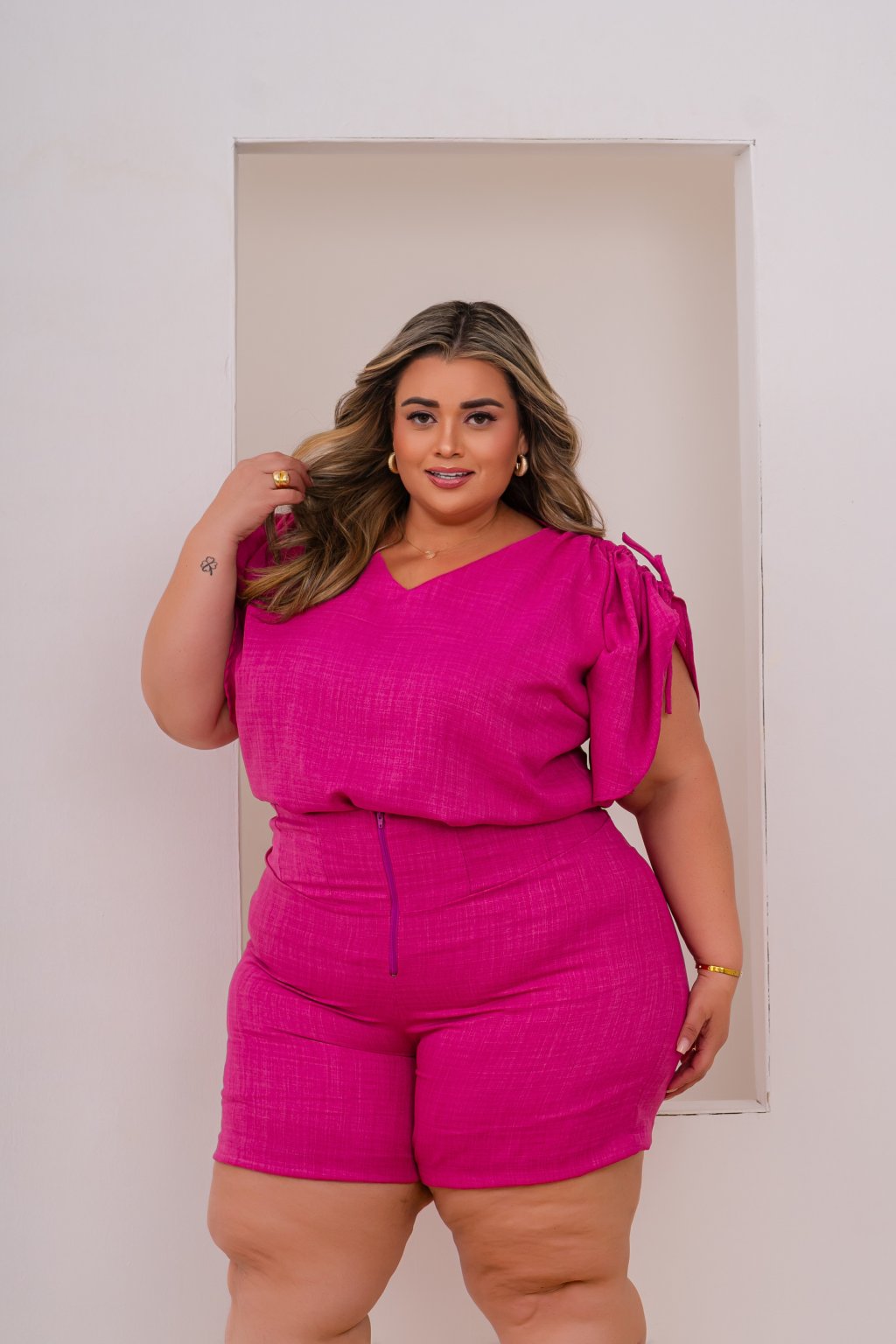 Conjunto short + blusa