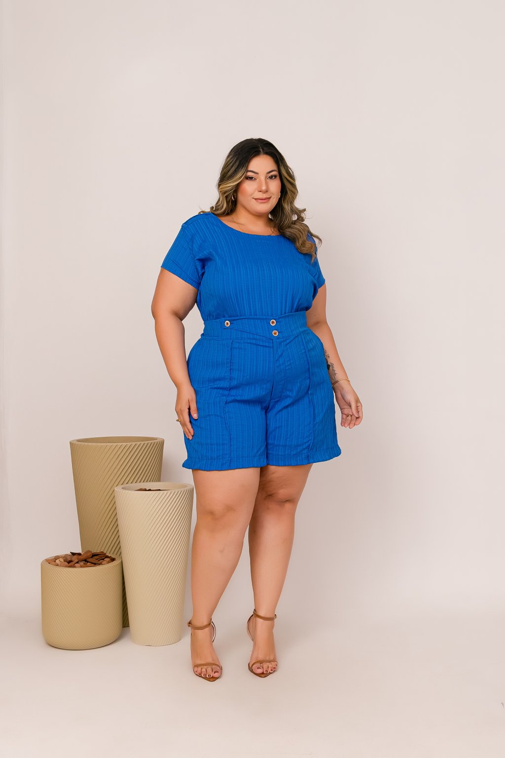 Conjunto short + blusa