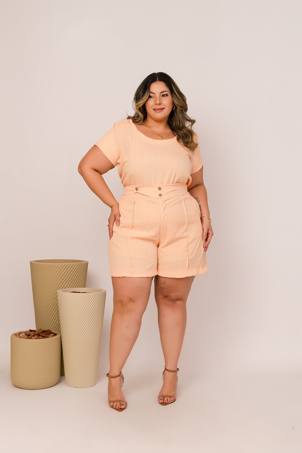 Conjunto short + blusa