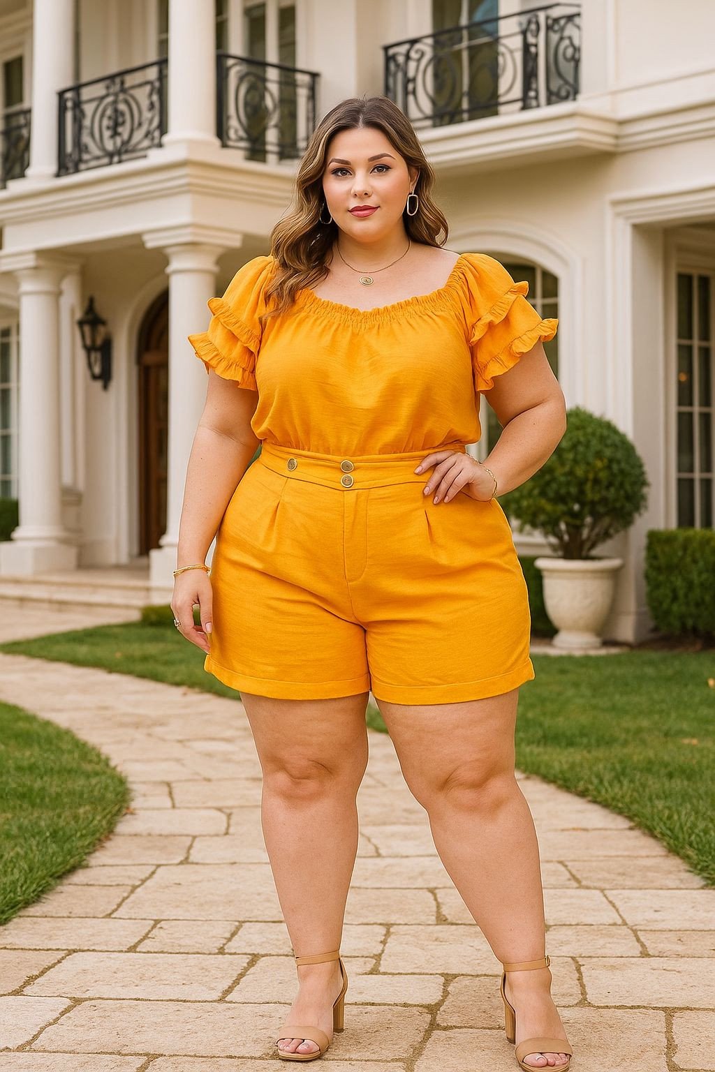 Conjunto short + blusa