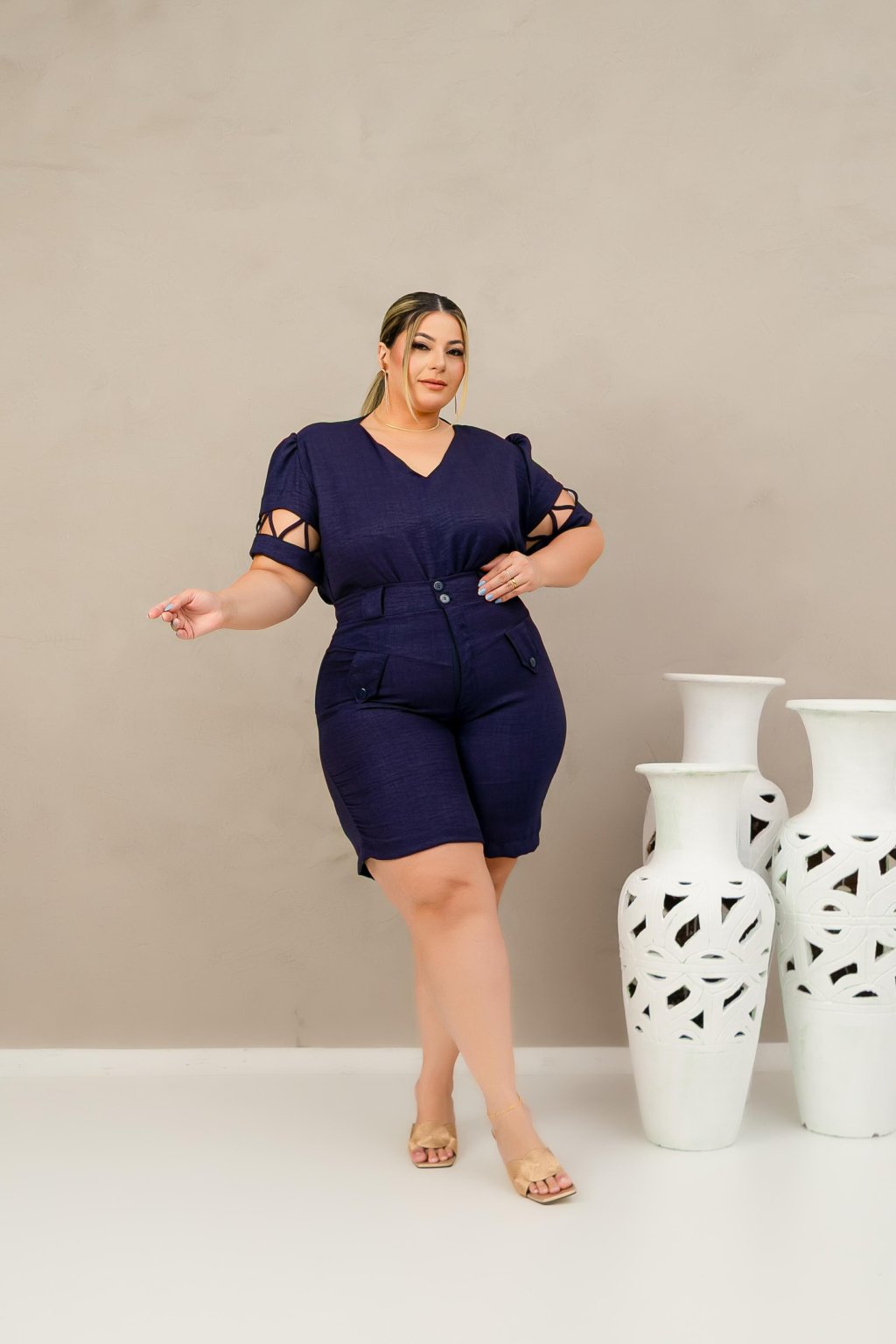 Conjunto short + blusa