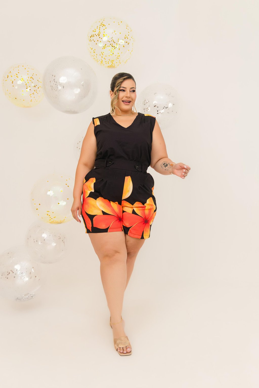 Conjunto short + blusa