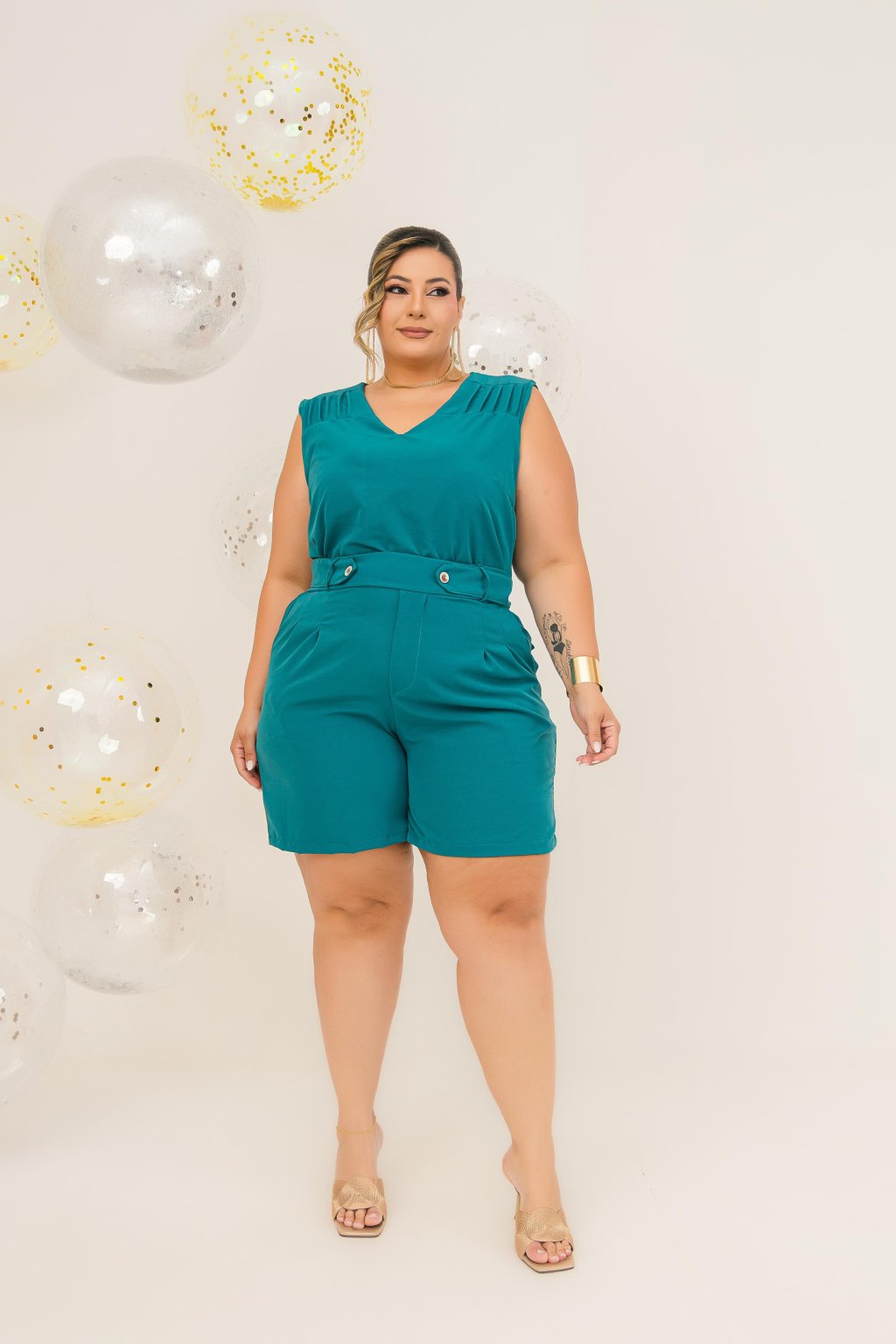 Conjunto short + blusa