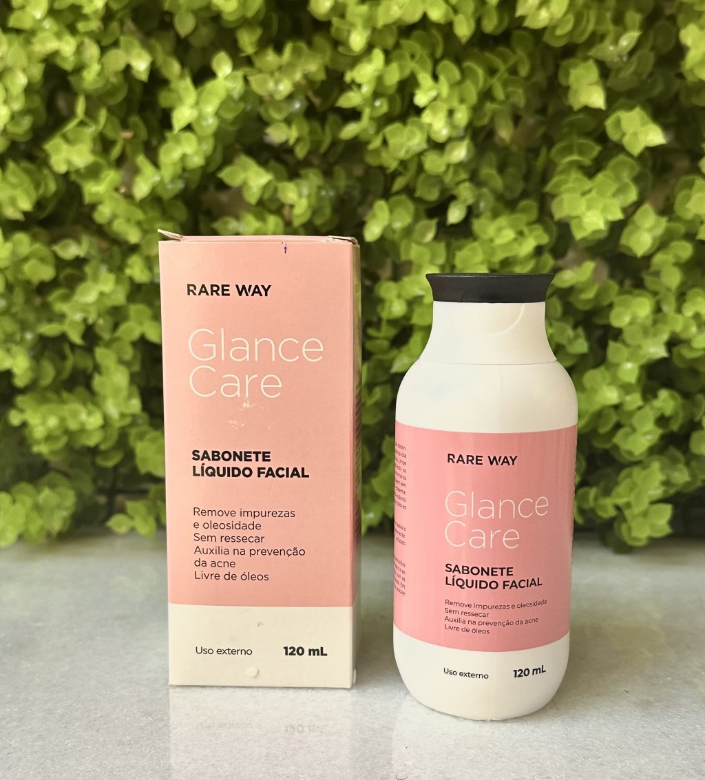 SABONETE FACIAL GLANCE CARE - RARE WAY ( 120ML)promoção