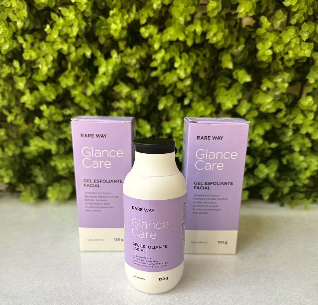ESFOLIANTE GEL FACIAL GLANCE CARE - RARE WAY (120ML) promoção