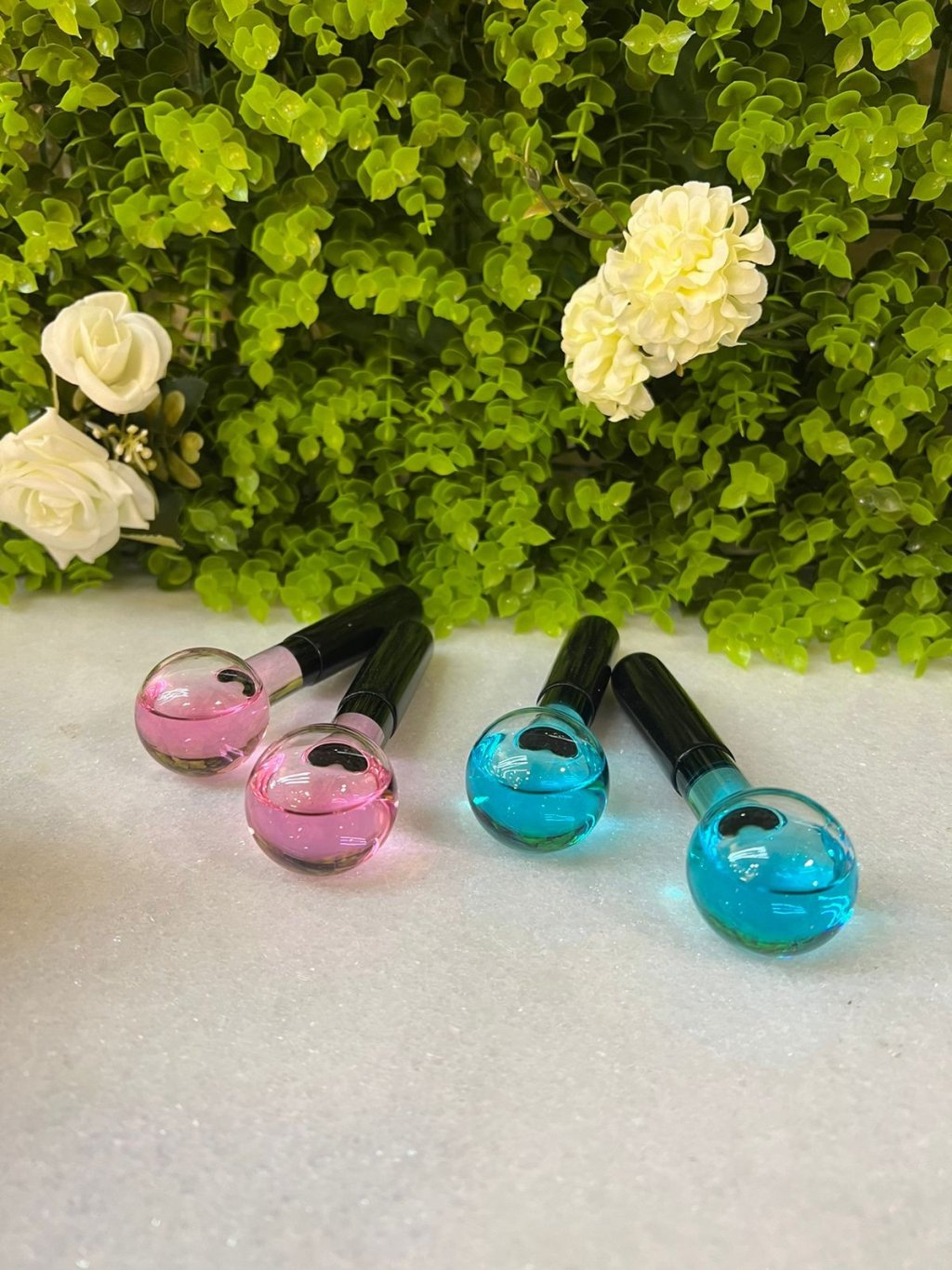 Esfera de cromoterapia media cores variadas