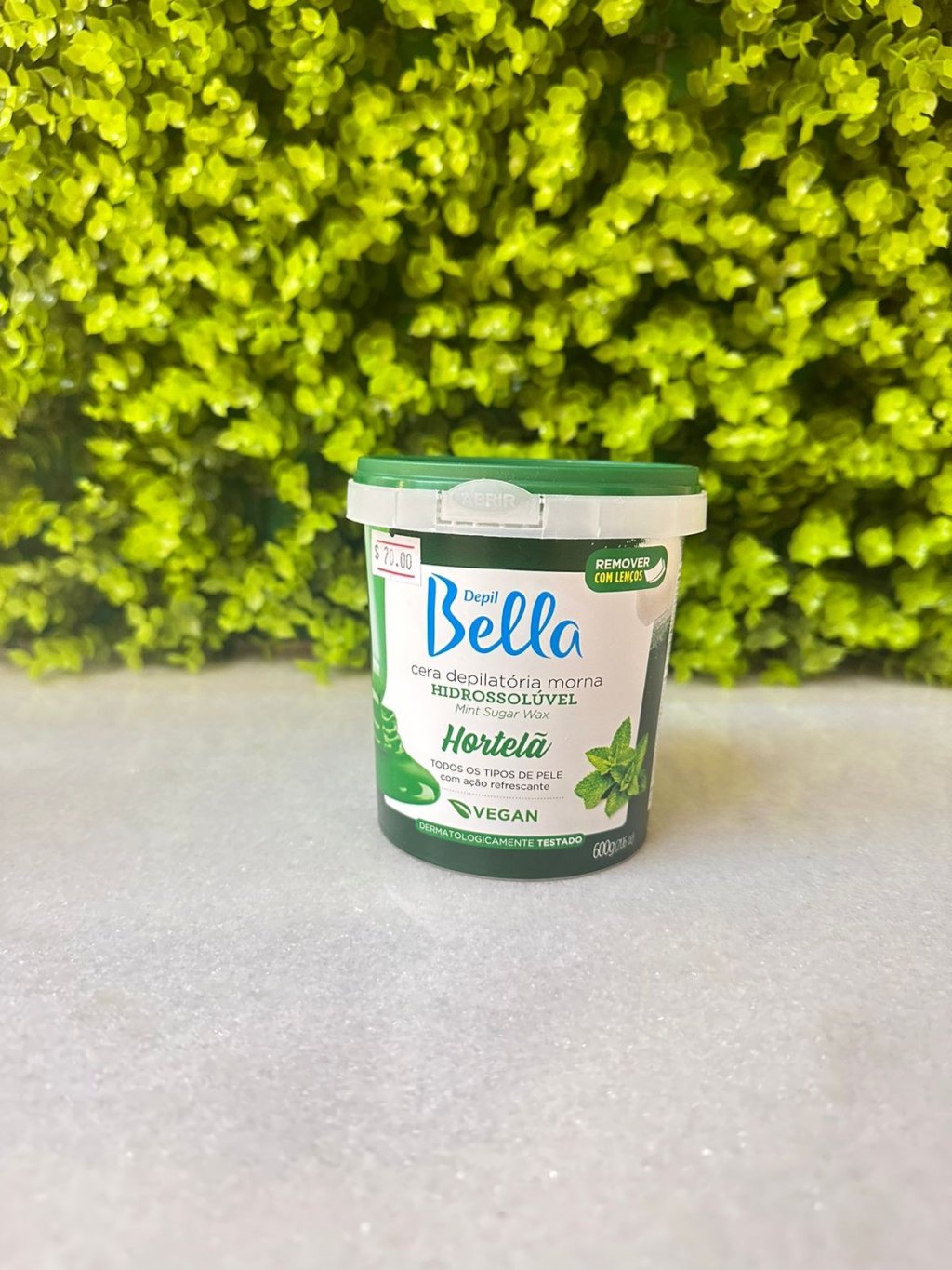 Cera depilatória hidrossolúvel 600g depill bella
