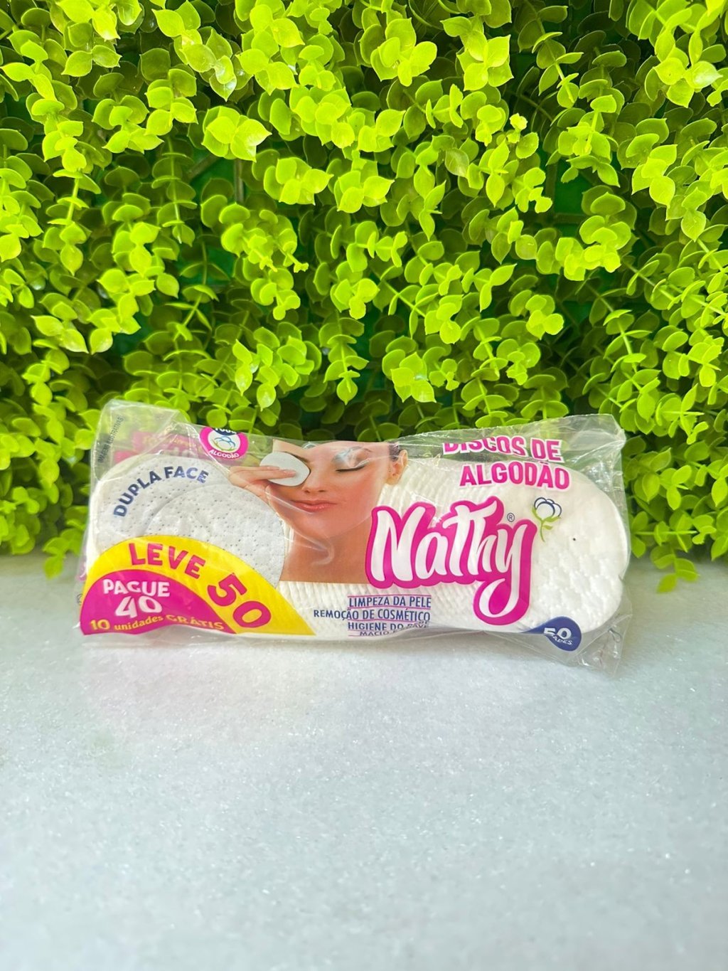 ALGODÃO NATHY DISCO PA C/ 50 UN