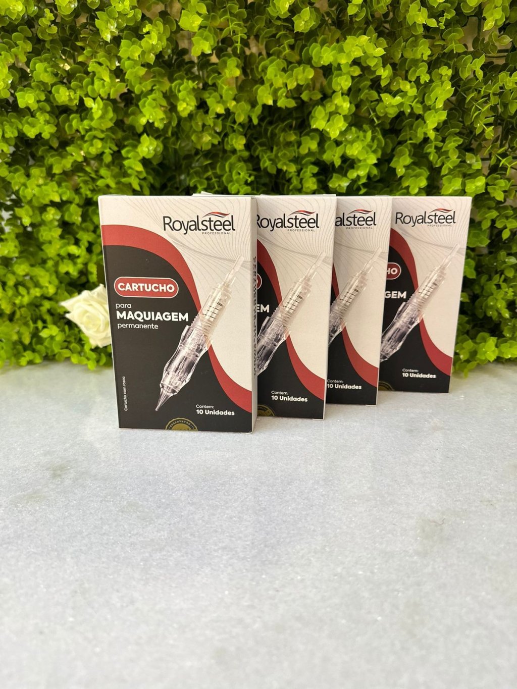 Caixa Agulha rosca e mola 1 ponta 0.30 royal steel