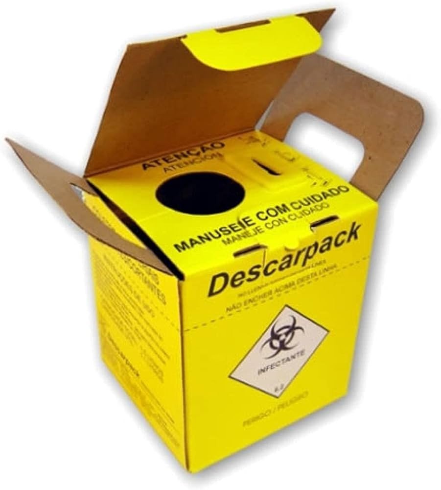 Caixa coletora Descarpack tamanhos diversos