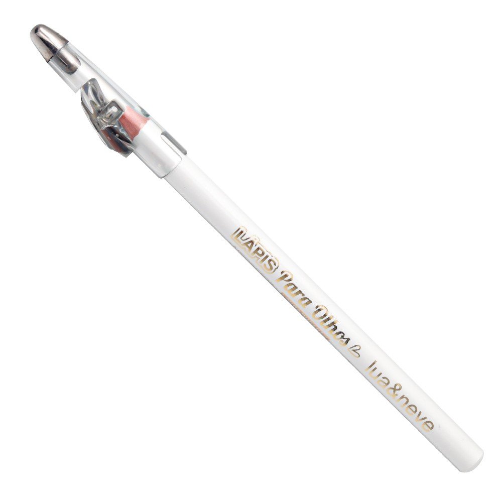 Lápis branco - Lua e neve 