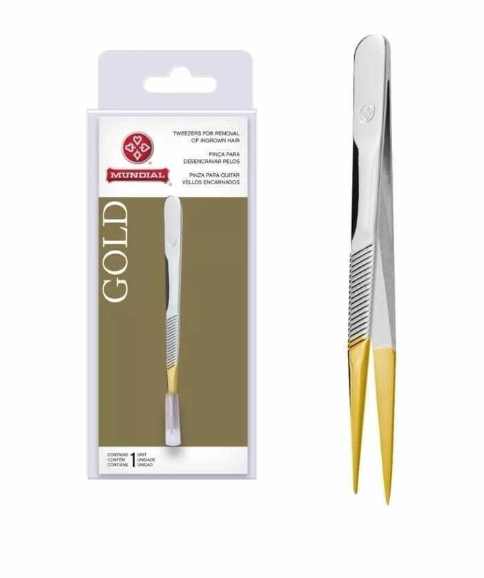Pinça gold prata e dourada mundial