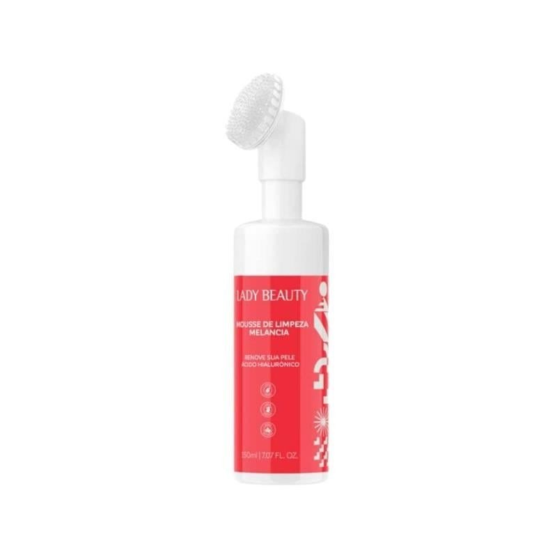 Mousse de limpeza melancia lady beauty