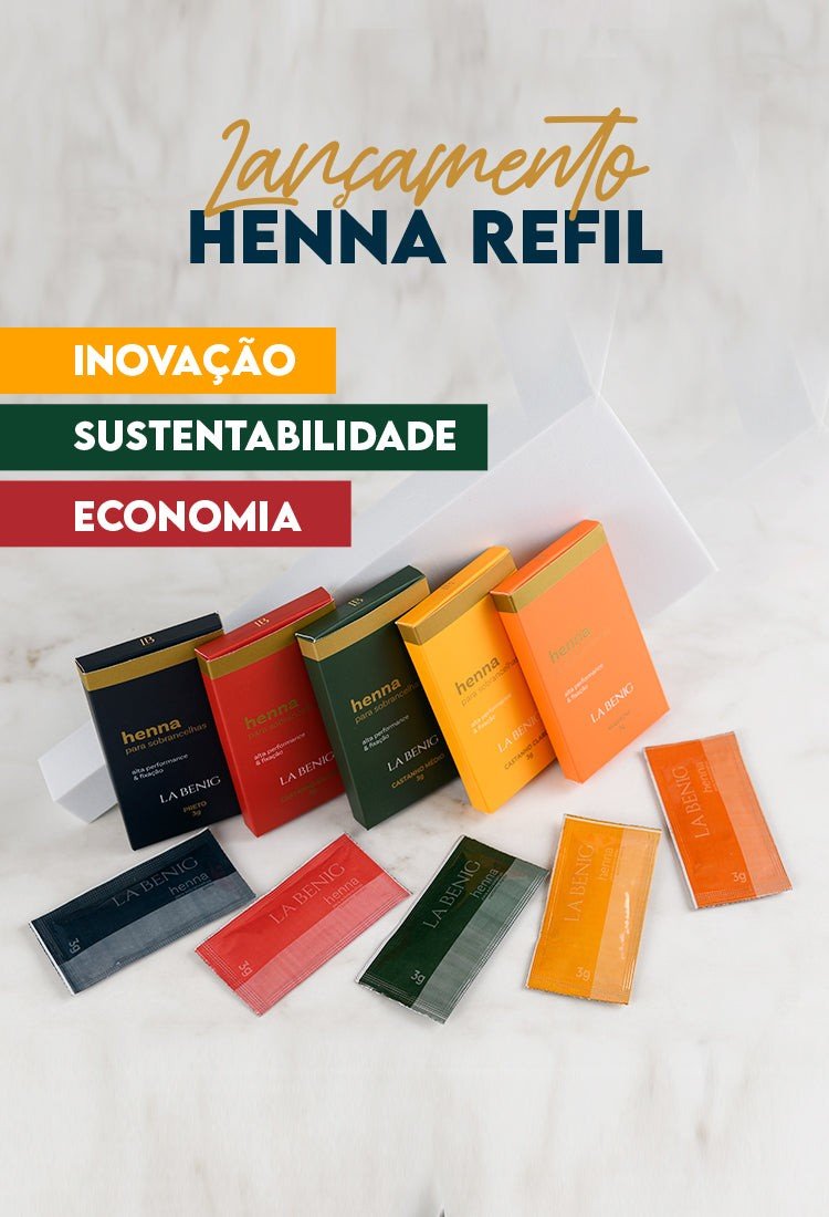 Refil henna la benig sachê 3g