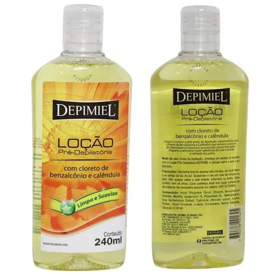 Loção pre depilatorial depimiel 240ml