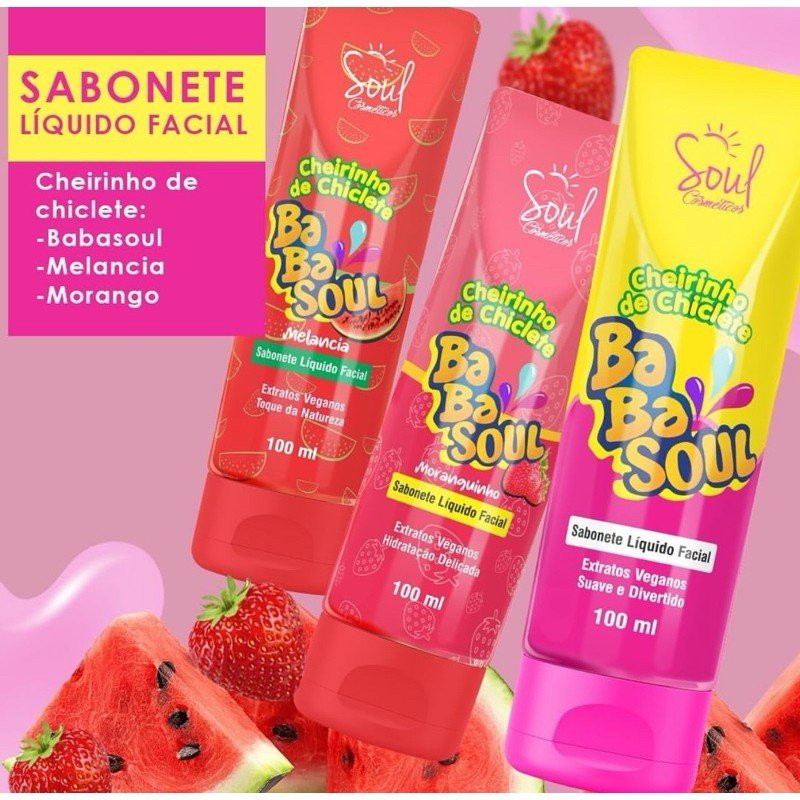 Sabonete líquido facial soul