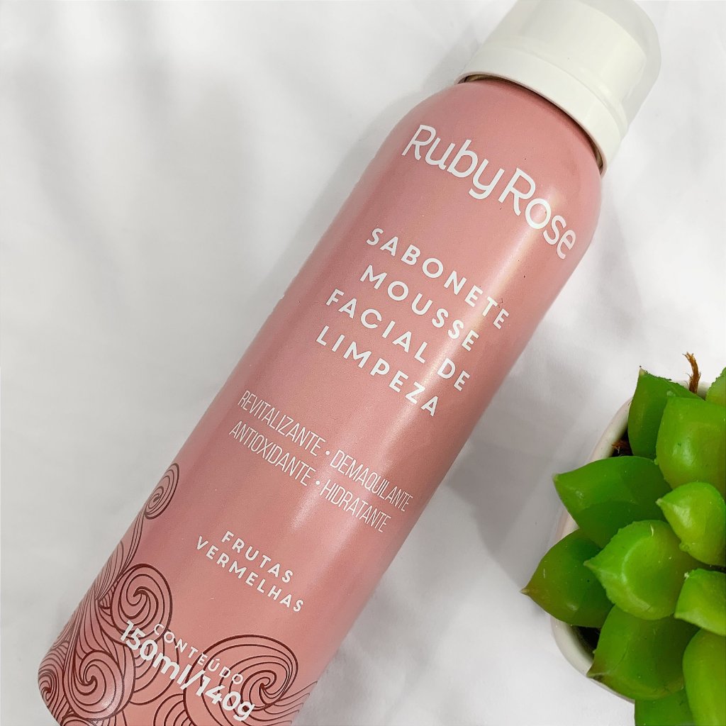 Sabonete mousse ruby rose frutas vermelhas 