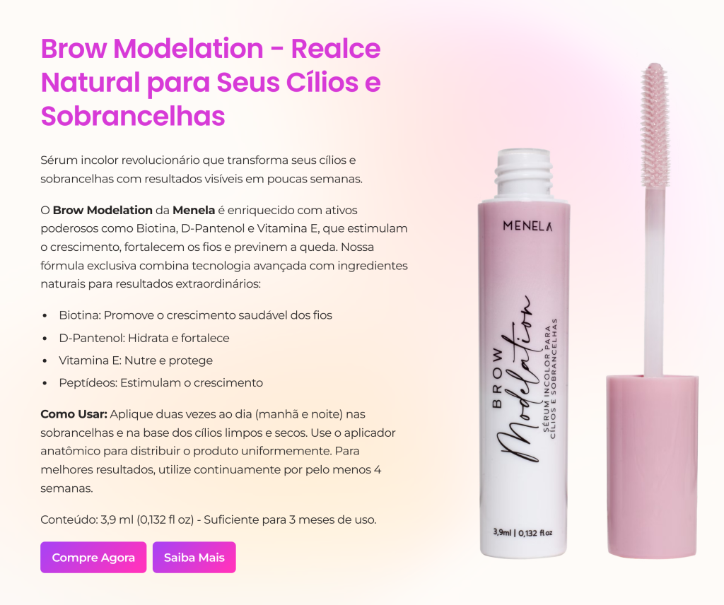 Brow modelation novo