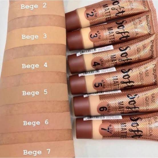 Base soft matte ruby rose