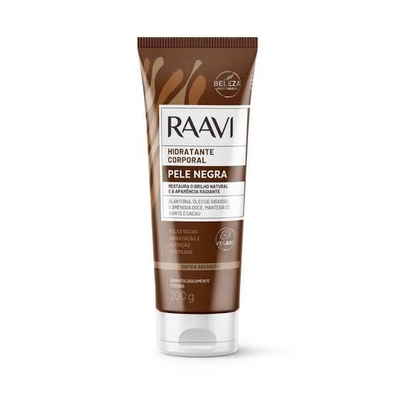 Creme hidratante pele negra raavi 200g