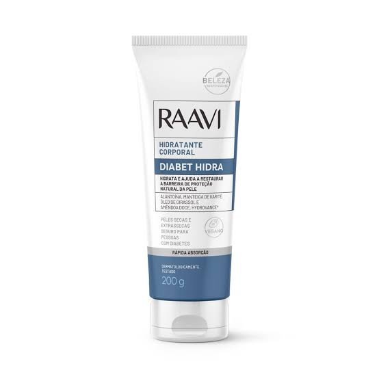 Creme hidratante diabet hidra raavi 200g