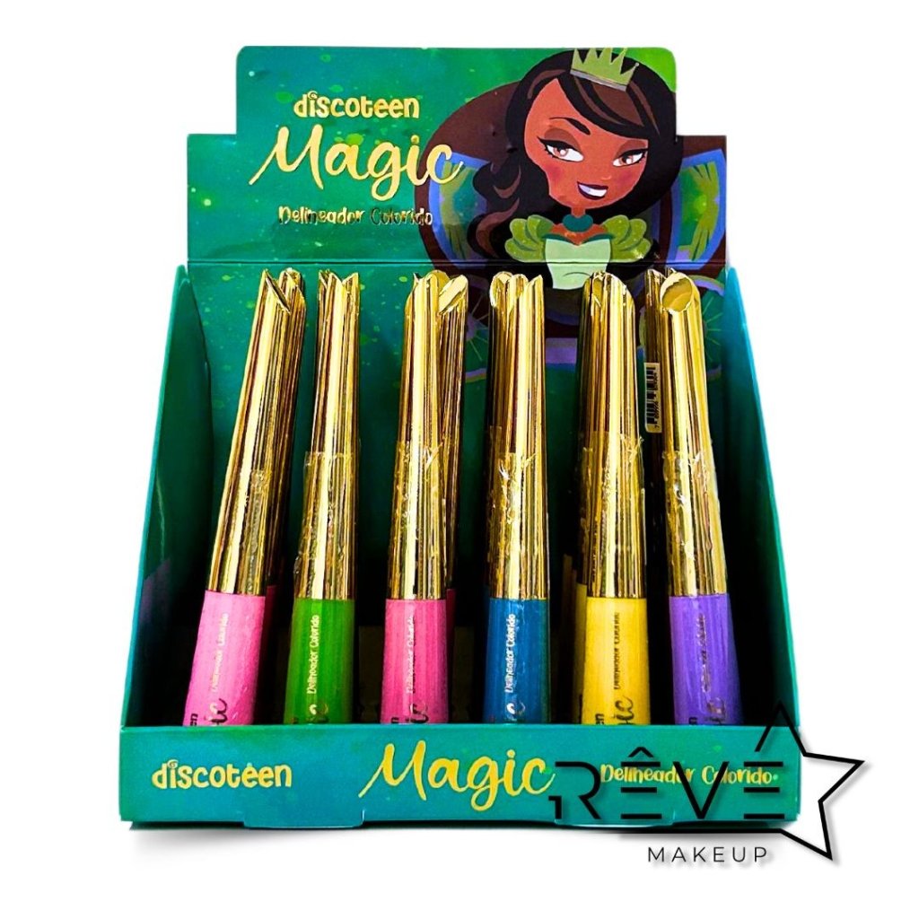 Delineador colorido unidade discoteen