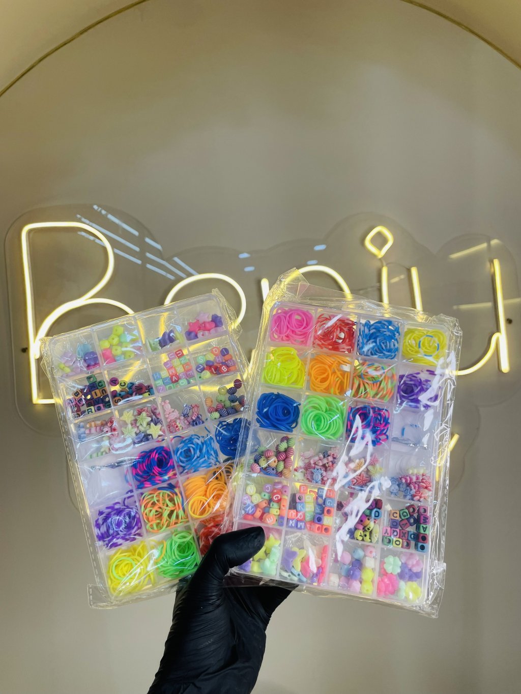 Kit para fazer pulseiras formas variadas 