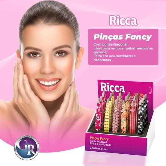 Pinças chanfrada fancy enox
