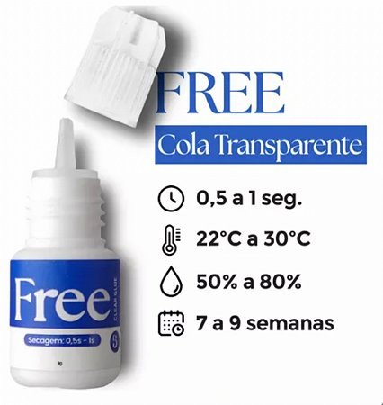 Adesivo  free cola para extensão beautify 