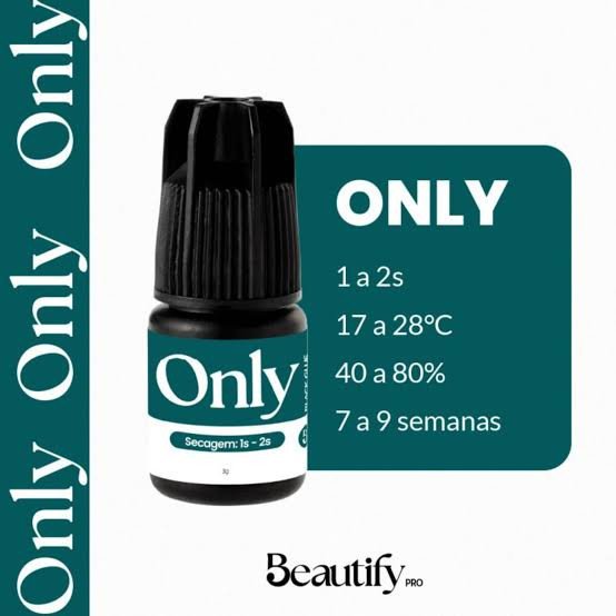 Adesivo only cola para extensão beautify 