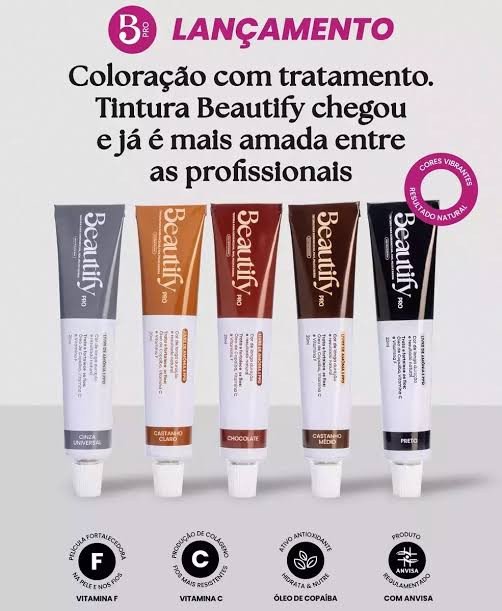 Tintura para cilios e sobrancelhas beautify